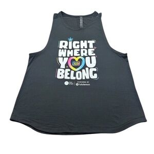 Lululemon License To Train Tank Top Mens Atlanta Pride Run 5K Nylon XXL